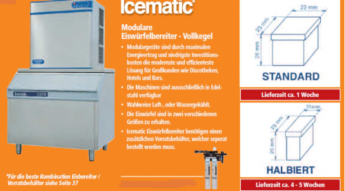 N 202 M und N 202 MW Modulare Eiswürfelbereiter Vollkegel-N202MM--icematic