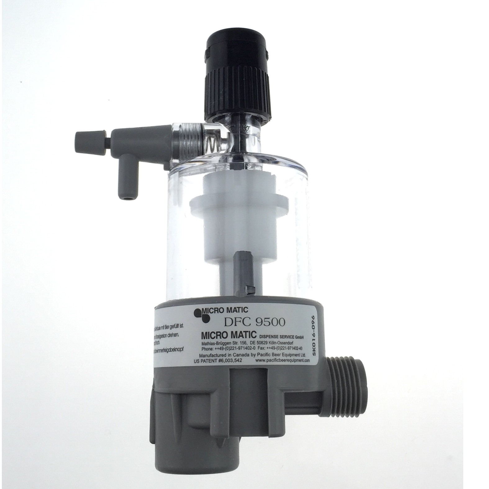 Micro Matic Schaumkontroll Armatur DFC 9500-anB253M-Micro Matic Micro Matic Schaumkontroll Armatur DFC 9500-anB253M-Micro Matic Schaumkontroll Armatur DFC 9500, Schaum in der Bierletung, Bierfass wechsel leicht gemacht, Schaum Stopp, fob stop-Micro Matic
