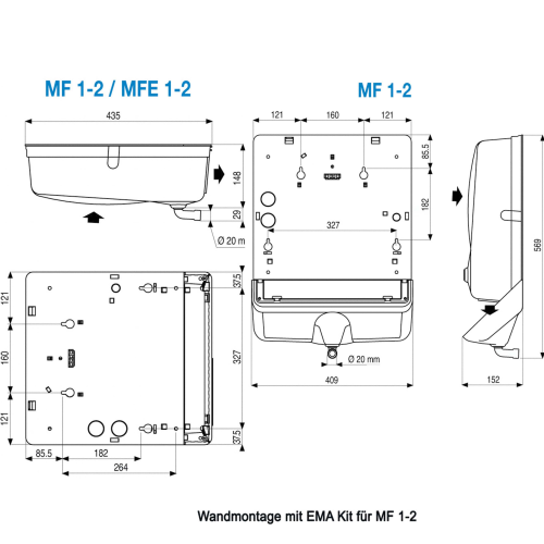 FRIGA BOHN Verdampfer MF / MFE Kühlraum Verdampfer-iMFM-Friga bohn verdampfer mf 2, Friga bohn verdampfer mf 4, Friga bohn verdampfer mfe 2, Friga bohn verdampfer mfe 4-Friga-Bohn