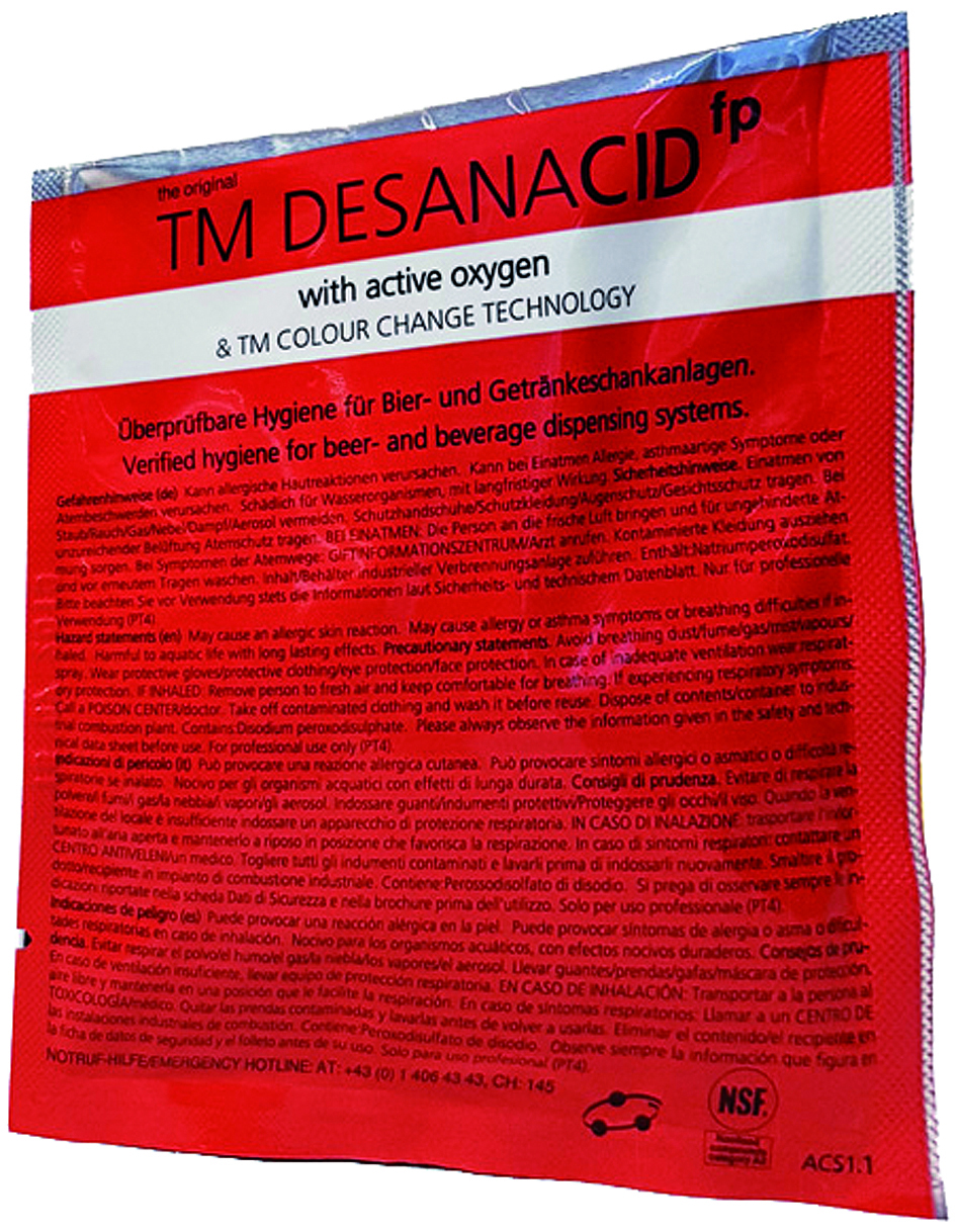 TM DESANACIDfp 50 Reinigung Wasserzapfanlage-DM-Rot-50-Reinigungs- & Desinfektionsmittel, Chlorfrei, umweltfreundlich
-THONHAUSER