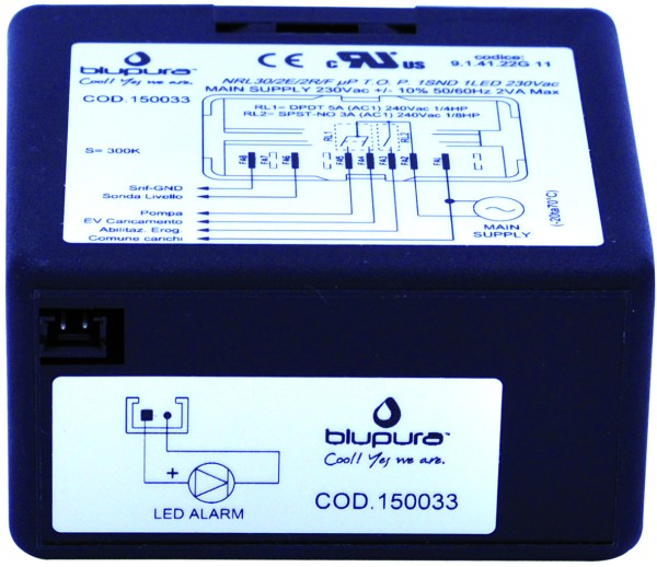 Niveauelektronik Blubar 80, Warmkarbonator,