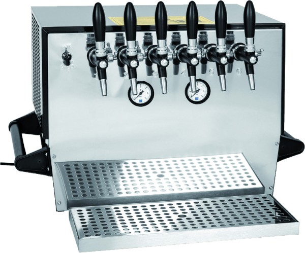 Oberthekenkühler Craft-Beer-Kühler 6-leitig, 90 Liter/h